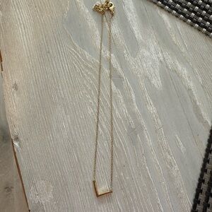 Elegant Gold L Necklace
